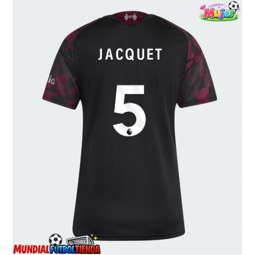 Camiseta Liverpool Jeremy Jacquet #5 Tercera Equipación Replica 2026-27 para mujer mangas cortas